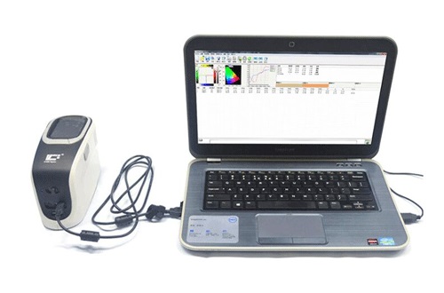 Détecteur portatif de spectrophotomètre de couleur du CS -600 CHNSpec avec l'ouverture d'essai de 10mm