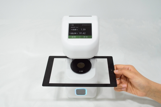 ASTM D1003 Haze Meter For Plastic Film 0.1% Resolution White Portable