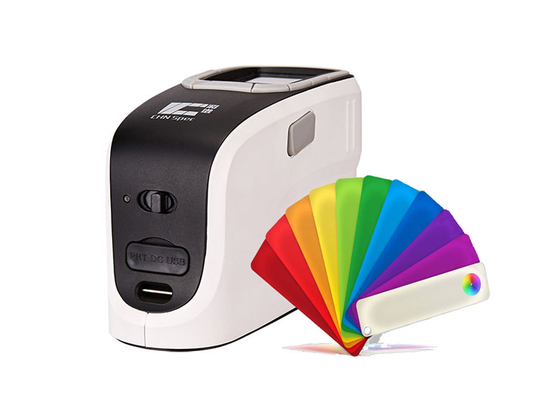 Wavelength Interval 10nm Portable Color Spectrophotometer For CIE Chromaticity Measurement
